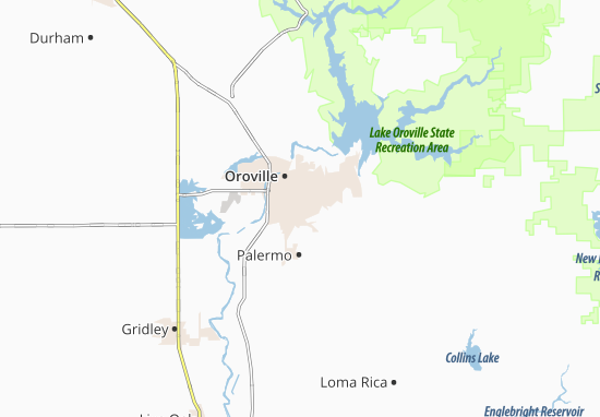 MICHELIN South Oroville map - ViaMichelin