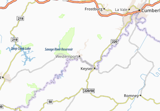 Mapa Westernport