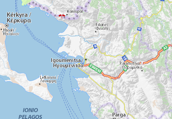 Igoumenítsa Map