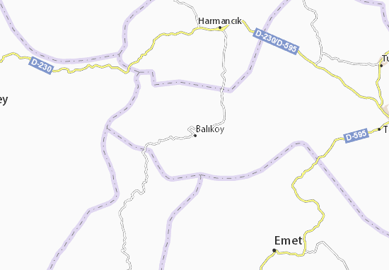 Balıköy Map