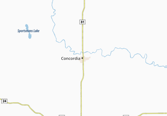 Karte Stadtplan Concordia