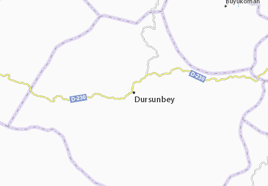 Karte Stadtplan Dursunbey