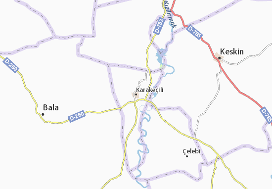 Karakeçili Map