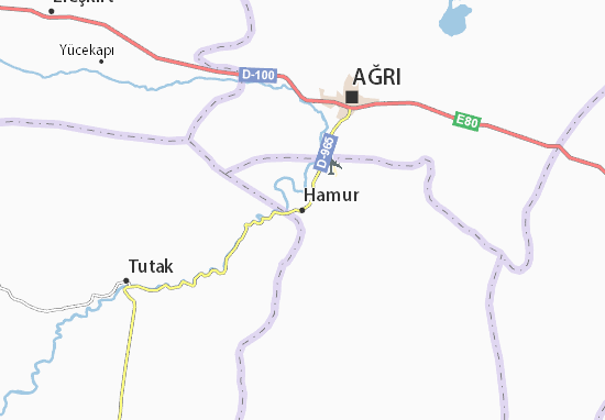 Mapa Hamur