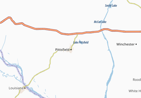 Kaart Plattegrond Pittsfield