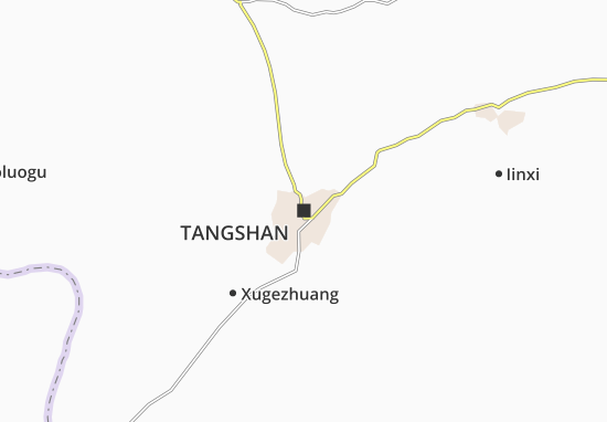 Kaart Plattegrond Tangshan