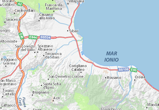 Kaart Plattegrond Torricella