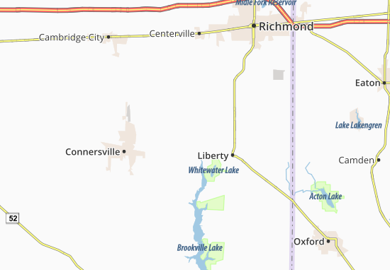 Kaart Plattegrond Brownsville
