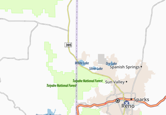 Karte Stadtplan Cold Springs