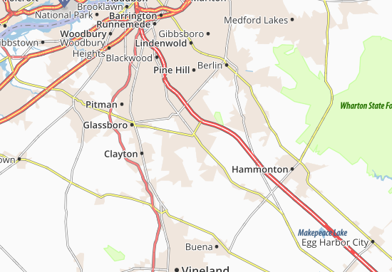 Karte Stadtplan Williamstown