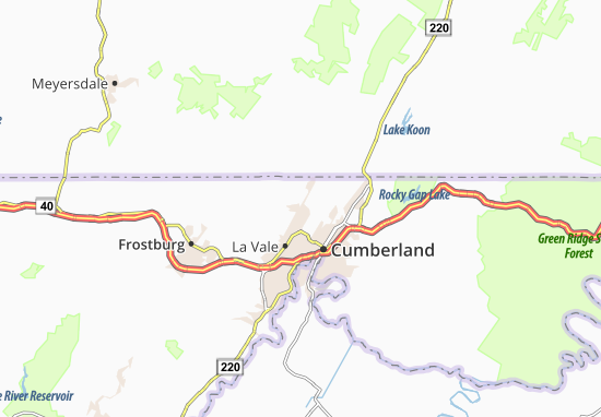 Mapa Corriganville