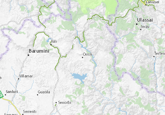 Orroli Map