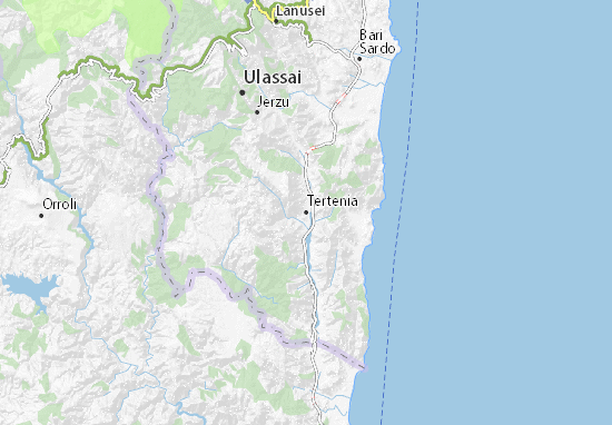 Tertenia Map