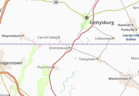 Emmitsburg Map