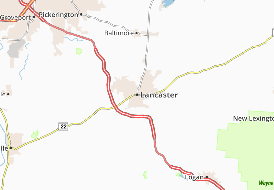 Carte-Plan Lancaster