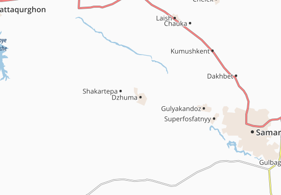 Karte Stadtplan Dzhuma