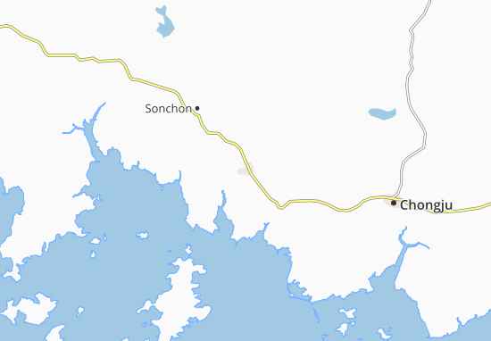 Karte Stadtplan Samsong-Ni