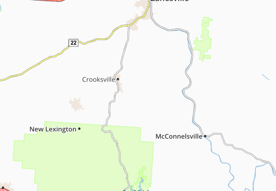 Karte Stadtplan Deavertown