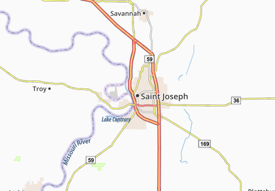 Carte-Plan Saint Joseph