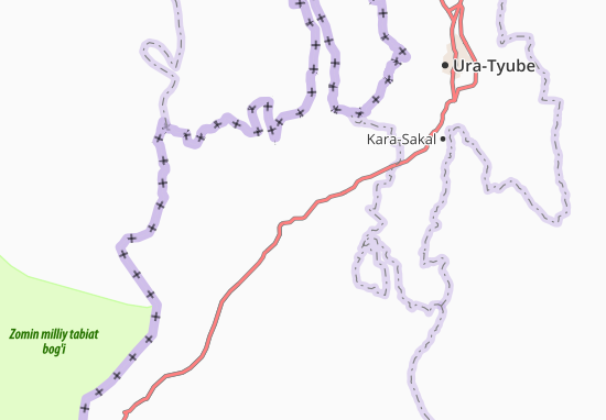 Kaart Plattegrond Shakhristan
