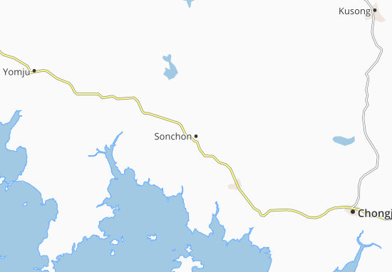 Karte Stadtplan Sonchon