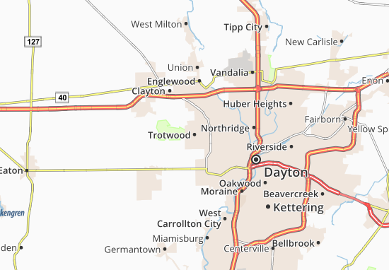 Trotwood Map