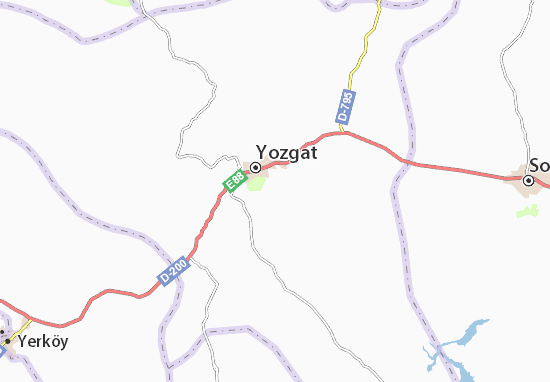 Karte Stadtplan Yozgat