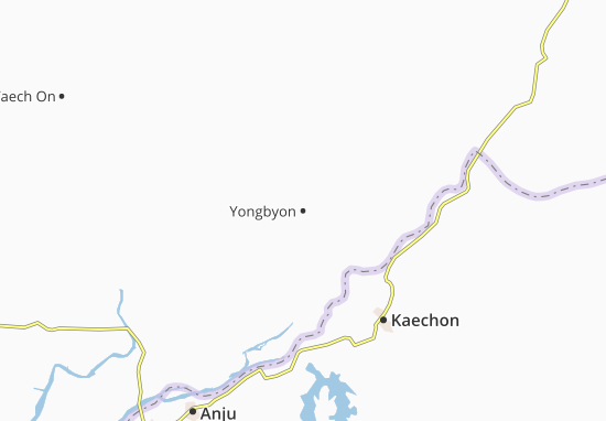Kaart Plattegrond Yongbyon