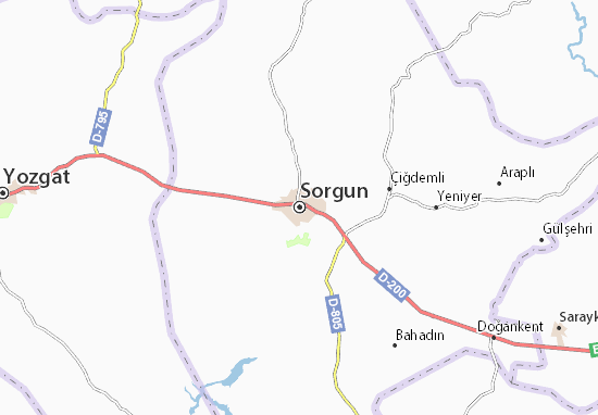 Sorgun Map