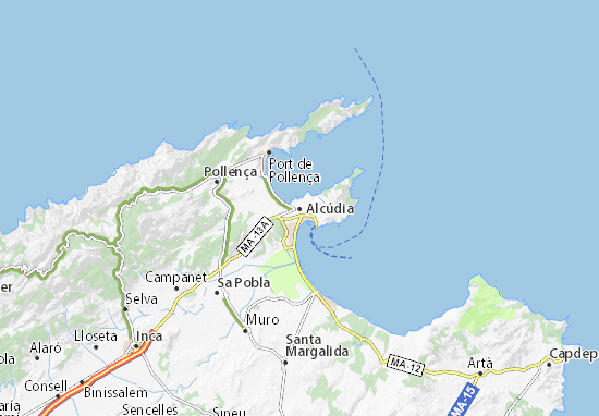 Mapa Alcúdia