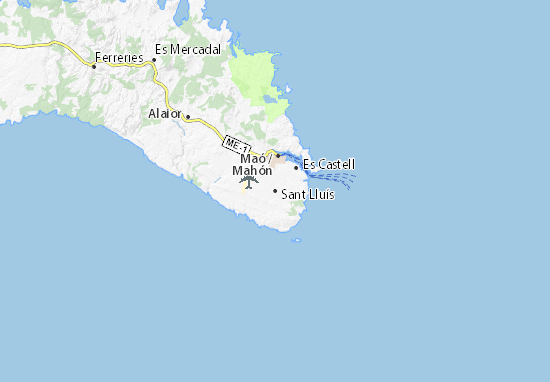 Sant Lluís Map
