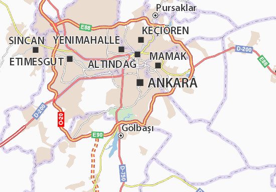Karte Stadtplan Hilal