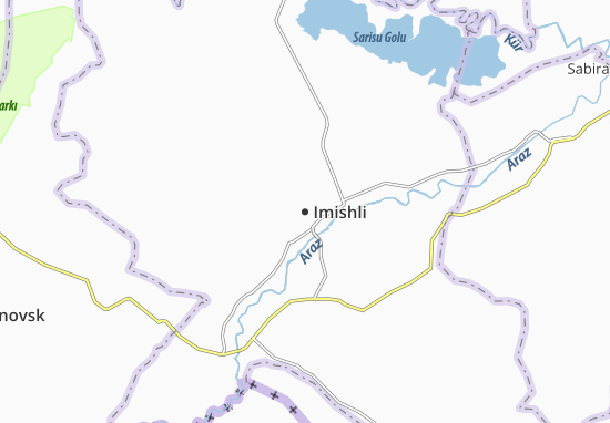 Karte Stadtplan Imishli