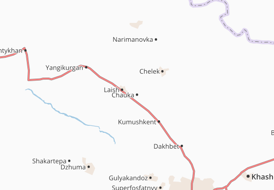 Mapa Chauka