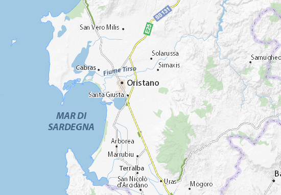 Mapa Palmas Arborea