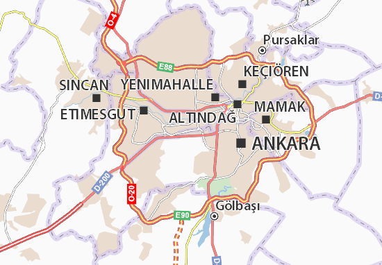 Karte Stadtplan Mustafa Kemal