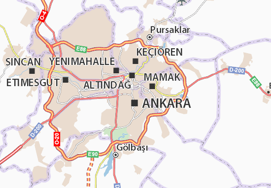 Karte Stadtplan Tınaztepe