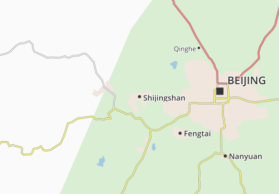 Kaart Plattegrond Shijingshan