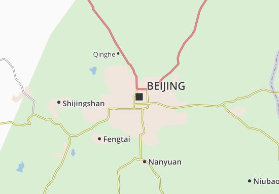 Mapa Beijing