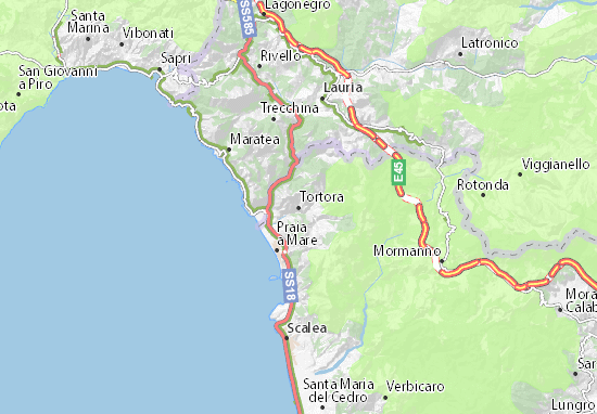 Tortora Map