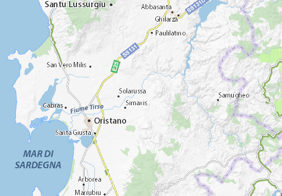 Ollastra Map