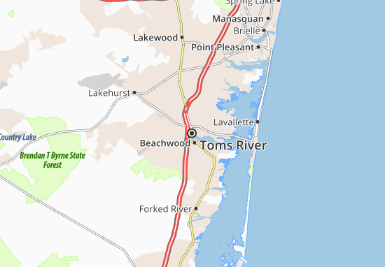 Toms River Map