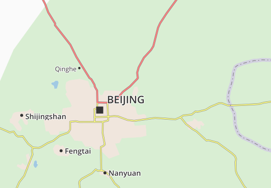 Kaart Plattegrond Jiuxianqiao