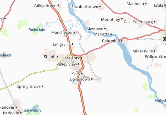 East York Map