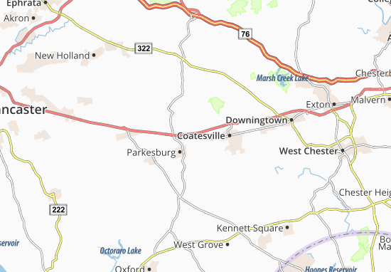 Sadsburyville Map