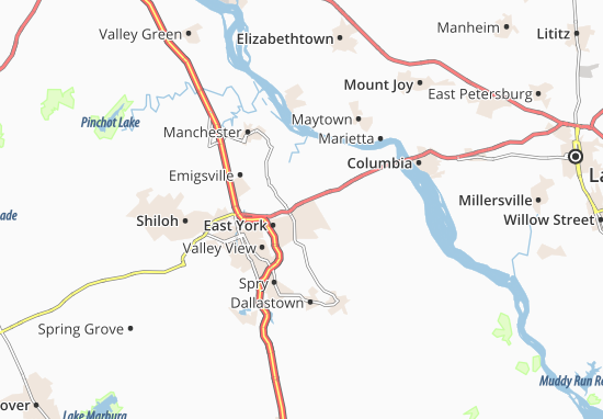 Springetts Manor-Yorklyn Map