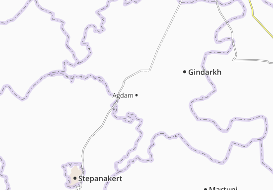 Mapa Agdam