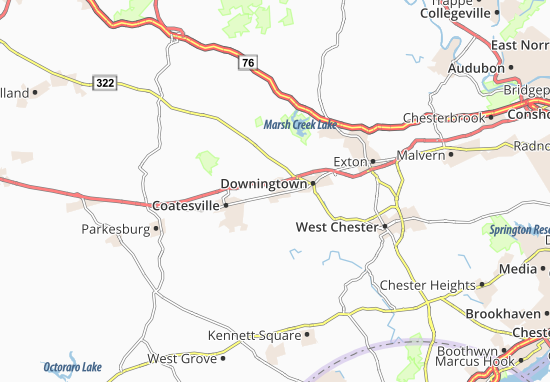 Karte Stadtplan Thorndale