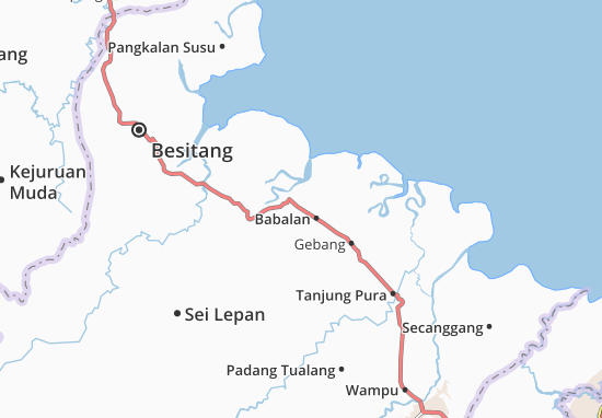 Karte Stadtplan Babalan