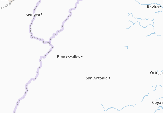 Karte Stadtplan Roncesvalles